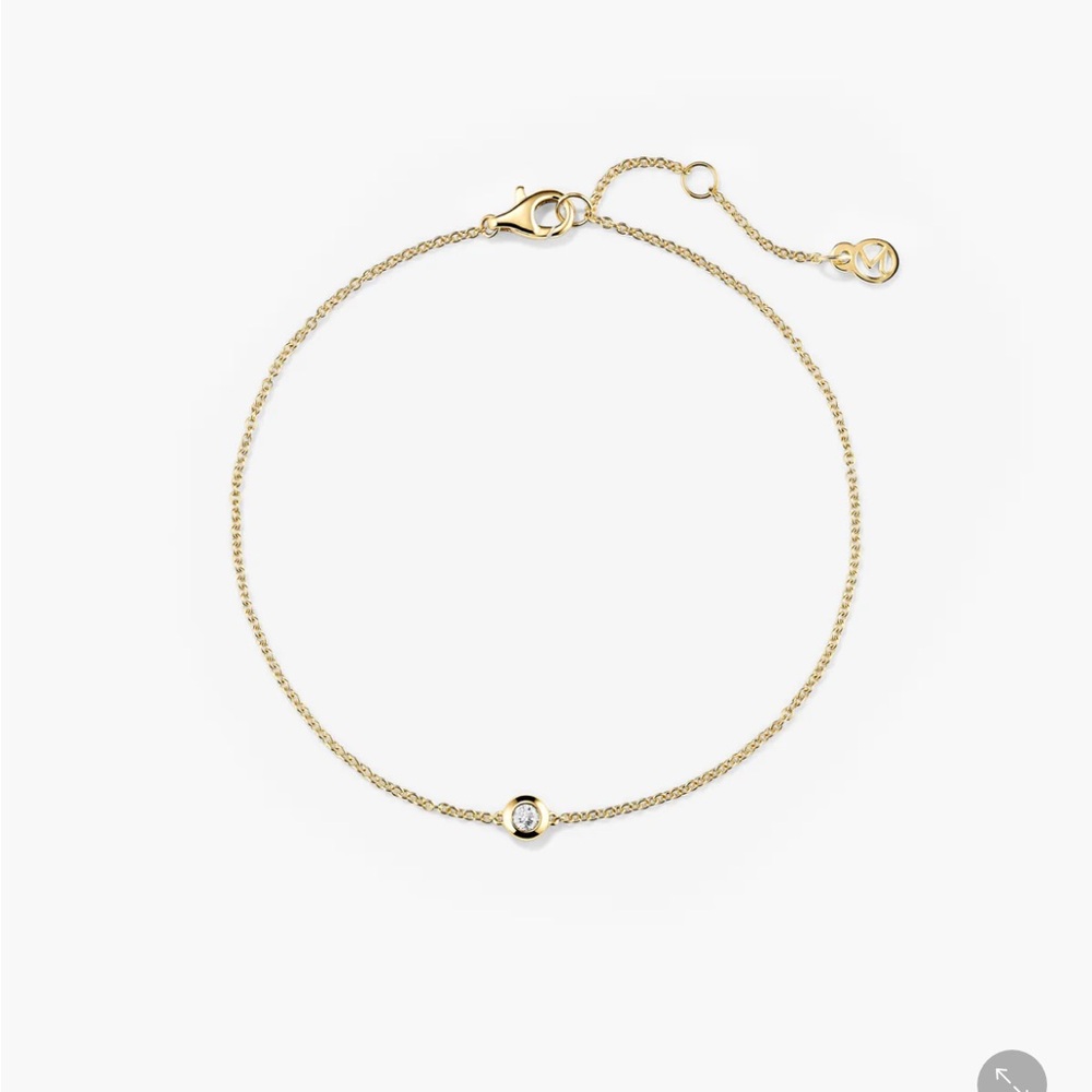Mejuri SOLO DIAMOND BRACELET